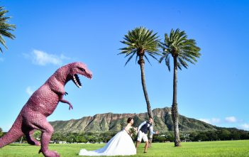 ウェディング　ロケーションフォト　ハワイ