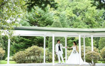 ゆとりろ軽井沢ホテル　結婚式　ウェディングドレス