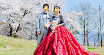 ウェディングドレス　オーバースカート　結婚式前撮り