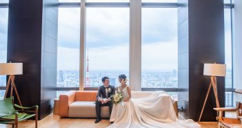 アンダーズ東京　結婚式　ウェディングドレス　おしゃれ