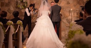 森の邸宅 彩音　結婚式　ウェディングドレス　Aライン